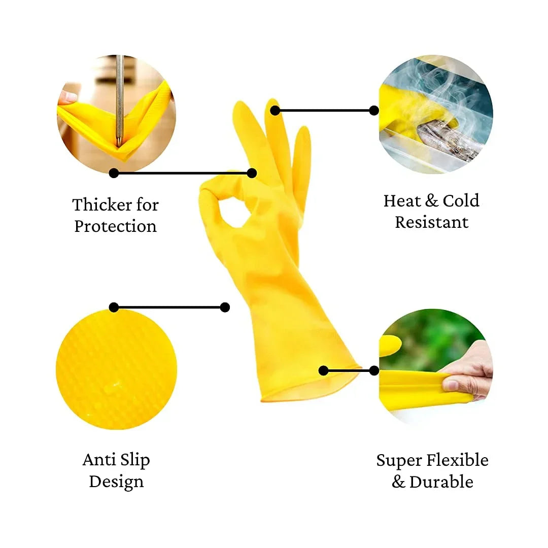 Multi-Purpose Kitchen Gloves long sleeve Dishwashing Gloves Ramzan Offer