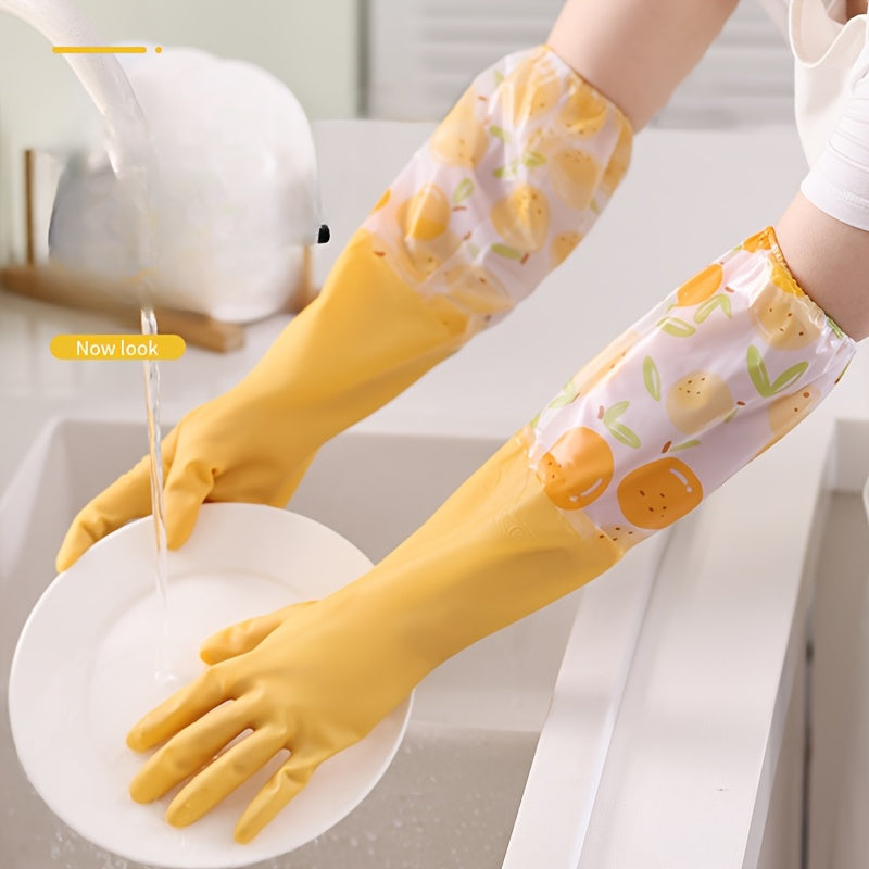 Multi-Purpose Kitchen Gloves long sleeve Dishwashing Gloves Ramzan Offer